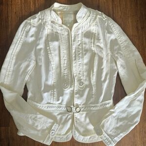 Anthropologie Peplum Military-Style Blazer